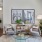 living room with seating area